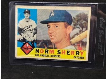 1960 TOPPS NORM SHERRY