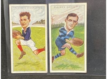 1926 JOHN PLAYER & SONS FOOTBALLERS, CARICATURES BY RIP W.J. DELAHAY AND D. DRYSDALE