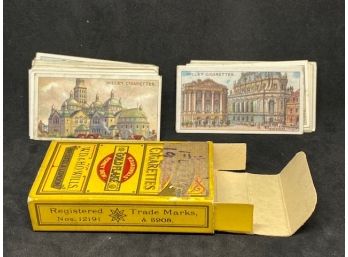 1917 WILLS'S CIGARETTES GEMS OF FRENCH ARCHITECTURE FUL SET OF 50 CARDS WITH BOX!!!