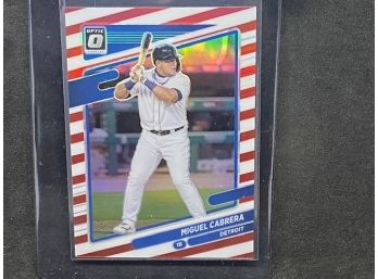 2021 OPTIC MIGUEL CABRERA PRIZM ONLY 45 MADE