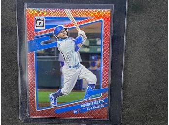 2021 OPTIC MOOKIE BETTS PRIZM ONLY 110 MADE