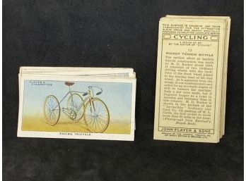 1939 JOHN PLAYER & SONS CYCLING COMPLETE SET OF 50!!!