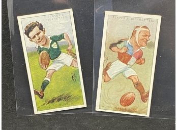 1926 JOHN PLAYER & SONS FOOTBALLERS, CARICATURES BY RIP WILLIAM WAVELL WAKEFIELD AND D.J. CUSSEN