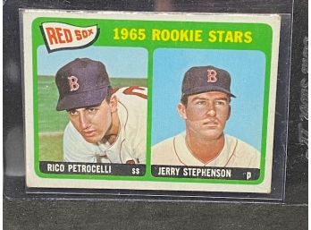 1965 TOPPS ROOKIE STARS RICO PEROCELLI AND JERRY STEPHENSON