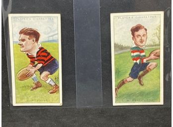 1926 JOHN PLAYER & SONS FOOTBALLERS, CARICATURES BY RIP A.T. YOUNG AND A.M. SMALLWOOD