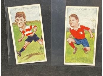 1926 JOHN PLAYER & SONS FOOTBALLERS, CARICATURES BY RIP A.T. VOYCE AND IDRIS RICHARDS