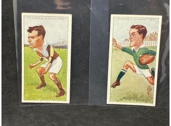 1926 JOHN PLAYER & SONS FOOTBALLERS, CARICATURES BY RIP H.J. KITTERMASTER AND G.V. STEPHENSON