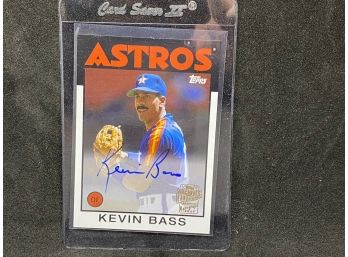TOPPS ARCHIVES KEVIN BASS AUTO