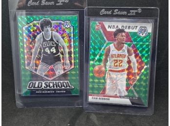 2019 MOSAIC OLD SCHOOL PETE MARAVICH AND CAM REDDISH RC GREEN PRIZMS