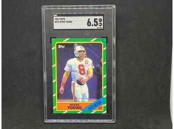 1986 TOPPS STEVE YOUNG ROOKIE CARD