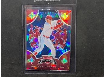 2019 CRUSADE SHOHEI OHTANI CRACKED RED ICE ONLY 99 MADE!!! MVP