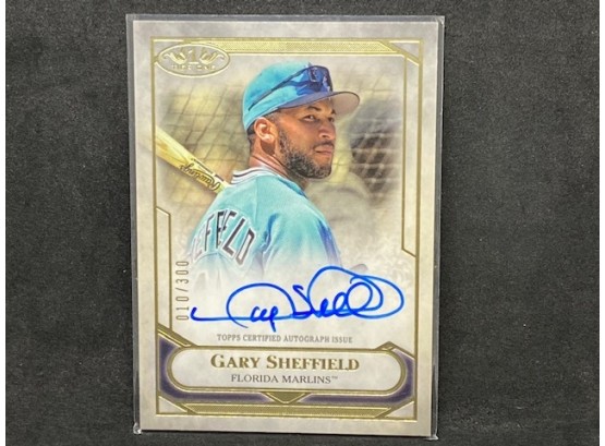 2021 TOPPS TIER ONE GARY SHEFFIELD AUTO ONLY 300 MADE