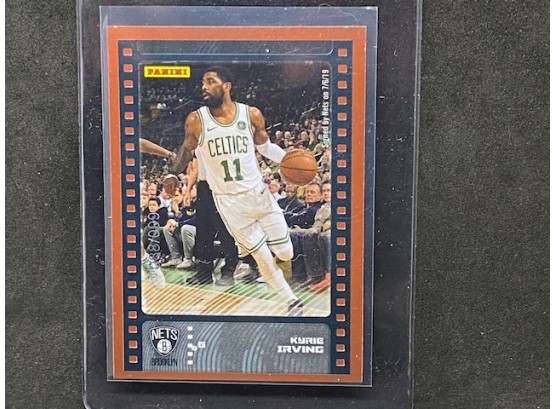 2019 PANINI STICKER KYRIE IRVING GOLD ONLY 99 MADE