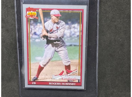 2021 TOPPS ROGERS HORNSBY SHORT PRINT ONLY 99 MADE