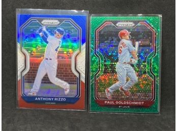2021 PRIZM ANTHONY RIZZO AND PAUL GOLDSCHMIDT PRIZMS!