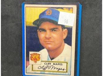 1952 TOPPS CLIFF MAPES RED BACK WOW EPIC SET!!! CLEAN