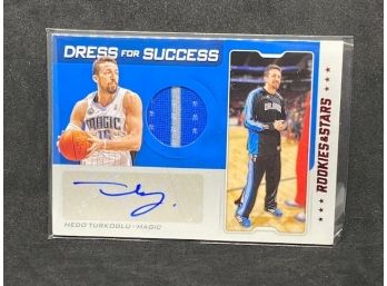 2020 ROOKIES AND STARS HEDO TURKOGLU TRI-COLOR PATCH AUTO!!