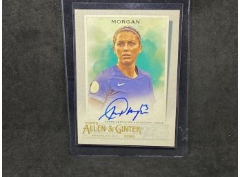 2020 TOPPS ALLEN & GINTER ALEX MORGAN AUTOGRAPH OLYMPIC CHAMPION - A WOW CARD