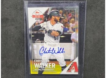 2019 TOPPS NATIONAL BASEBALL CARD DAY CHRISTIAN WALKER AUTO ONLY 500 MADE