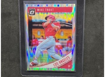 2018 OPTIC MIKE TROUT PRIZM SHIMMER PARALLEL