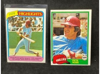 1980 AND 81 PETE ROSE