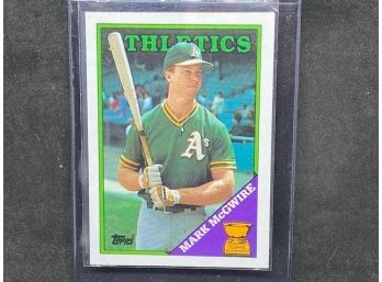 1988 TOPPS MARK MCGWIRE ROOKIE CUP