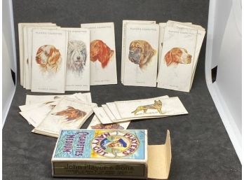 1929 JOHN PLAYERR & SONS DOGS COMPLETE SET!!! WITH BOX!!!