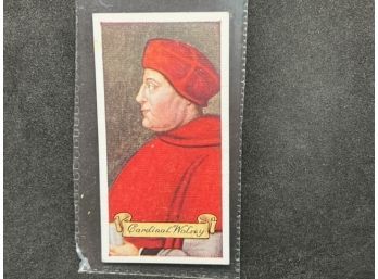 1935 Carreras Ltd CELEBRITIES OF BRITISH HISTORY Cardinal Wolsey!