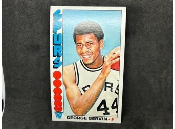 1977 TOPPS GEORGE GERVIN 2ND YEAR CARD