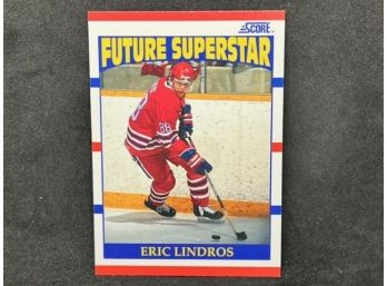 1990 Score Future Superstar Eric Lindros Rc