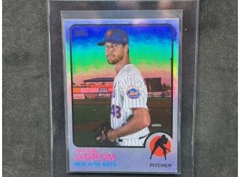 2021 TOPPS JACON DEGROM FOIL ONLY 150 MADE!