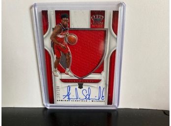 2019-20 CROWN ROYAE ADMIRAL SCHOFIELD RC AUTO RELIC ONLY /199 MADE