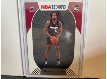 2020-21 NBA HOOPS PRECIUS ACHIUWA ROOOKIE CARD