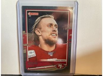 2020 DONRUSS PRESS PROOF GEORGE KITTLE NUMBERED TO 100