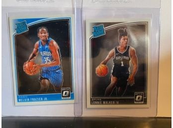 2019-20 OPTIC RATED ROOKIE MELVIN FRAZIER JR AND LONNIE WALKER Iv ROOKIES