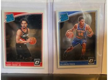 2019-20 OPTIC RATED ROOKIE GARY TRENT JR AND ALLONZO TRIER RCS