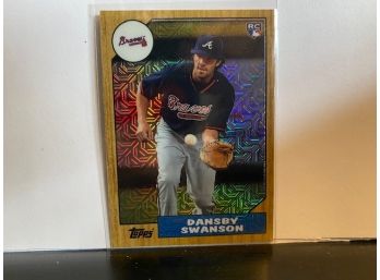 Topps Dansby Swanson Rookie Card
