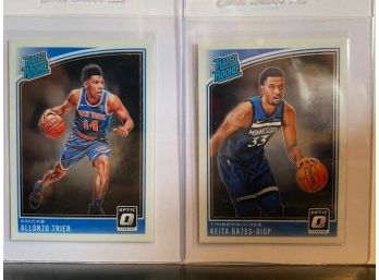 2019-20 OPTIC RATED ROOKIE ALLONZO TRIER AND KEITA BATES-DIOP ROOKIES