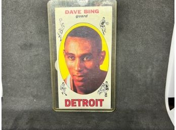 1969-70 Topps DAve Bing Detroit Pistons Rookie CarD