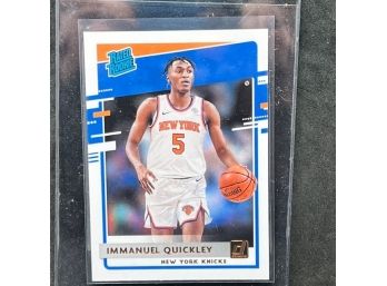 2020-21 Donruss Rated Rookie Immanuel Quickley!