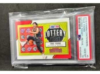 2018 CONTENDERS TRAE YOUNG LOTTERY TICKET ROOKIE CARD GEM MINT!!!