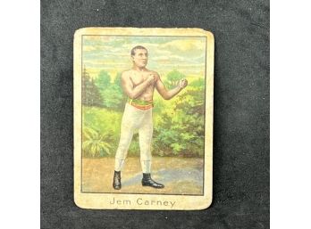 1910 T220 Champions #23 Jem Carney W. UNCOMMON TOLSTON BACK