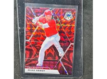 2021 MOSAIC MIKE TROUT RED PRIZM!~~~~~~ WOW