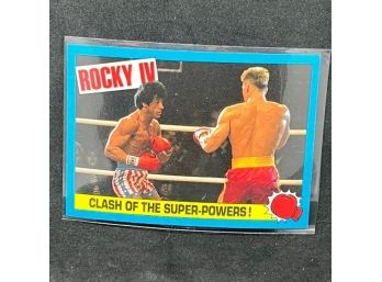 1985 TOPPS ROCKY IV CLASH OF THE SUPERPOWERS