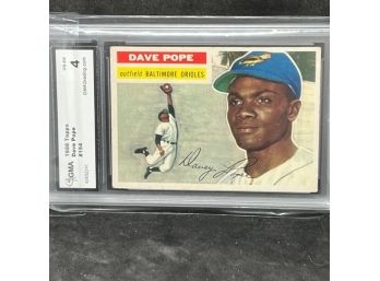 1956 TOPPS DAVE POPE