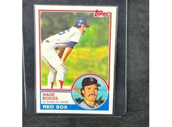 1983 TOPPS WADE BOGGS RC!!!!