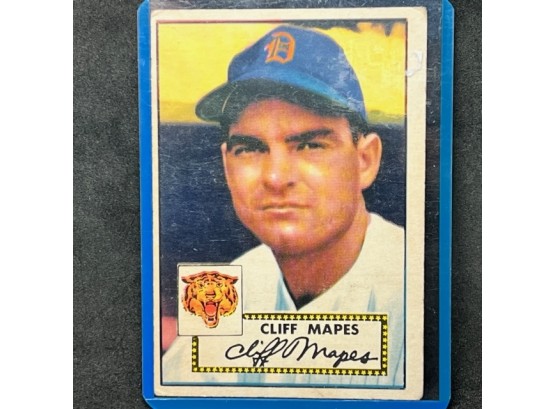1952 TOPPS CLIFF MAPES
