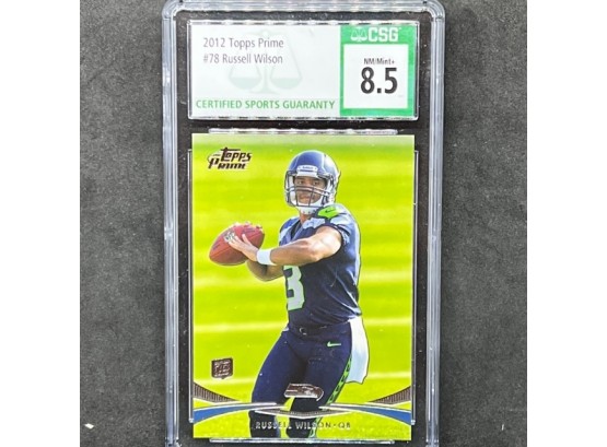 2012 TOPPS PRIME RUSSELL WILSON RC WOW !!!!