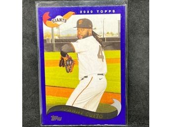 2020 TOPPS PURPLE JOHNNY CUETO ONLY 175 MADE