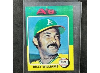 1975 TOPPS BILLY WILLIAMS!